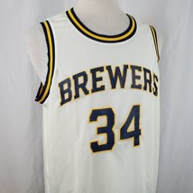 Giannis Antetokounmpo Milwaukee Brewers Basketball Jersey SGA 4/6/24 Size XL NEW - £39.22 GBP