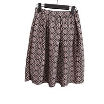 JOE B by JOE BENBASSET Size Medium Black White Geometric Print Skirt Thick - £11.04 GBP