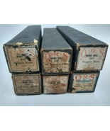 Player Piano Rolls in Original Boxes Music Word Roll 3 Autograph Lot of 6 - £42.21 GBP