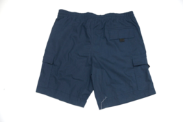 Navy Blue Elasticated Cargo Combat Shorts W38 - $8.12