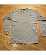 NEW Long Sleeve Thermal Ribbed Knit USA Made Shirt Gray 6XL MODE - £10.61 GBP