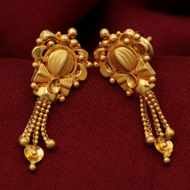 22cts Yellow Gold Stud Dangle Cute Beautifully Handcrafted Design New Arrival - £508.95 GBP