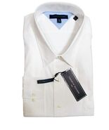 TOMMY HILFIGER SOLID WHITE BIG &amp; TALL SIZES 17 TO 22 - XL TO 6XL WITH PO... - $48.68+