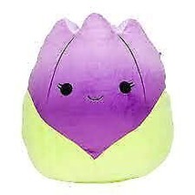 Squishmallows 8&quot; Jackie the Purple Tulip Squishy Soft Plush Toy Animals NEW - £17.36 GBP