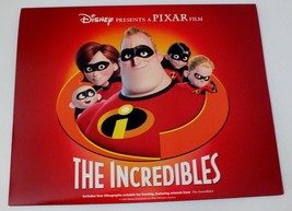 Set of 4 Walt Disney THE INCREDIBLES Special Edition 11x14 Lithographs in Folder - £12.13 GBP