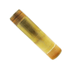 Everbilt LFA-883 3/4 in. x 4 in. MIP Brass Pipe Adapter Nipple Fitting L... - $25.67