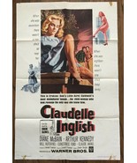*CLAUDELLE INGLISH (1961) Sexy Diane McBain As Good Girl Who Goes Bad On... - $130.34 CAD