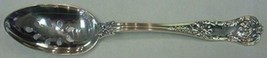 New Queens by Gorham Sterling Silver Serving Spoon Pierced 9-Hole 8 3/4&quot; Orig - £107.76 GBP