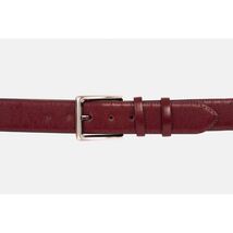 The Adler Burgundy Leather Belt image 2