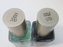 L&#39;Oreal Nail Color Polish LOT 200 One Stop Base &amp; 570 Stroke of Midnight  NOS - £6.39 GBP