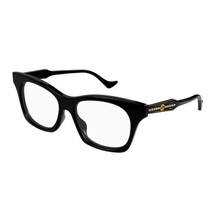 GUCCI GG1299O 001 Black 55mm Eyeglasses New Authentic - £199.81 GBP