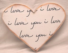 Wooden Heart Wall Art Currently Chic Boutique - £17.40 GBP