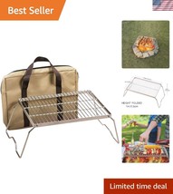 Versatile Portable Campfire Grill – 122.4 Sq Inches Cooking Area for Adv... - $784.64 MXN
