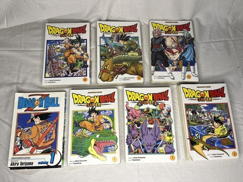 Lot Of 7 Random Books Dragon Ball Z Graphic Novels - $40.00
