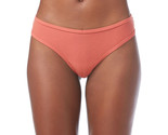 No Boundaries Women&#39;s Cotton Thong Panties Size MEDIUM Clay Brick Ribbed - $11.17