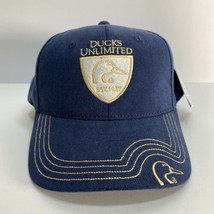 Ducks Unlimited Strapback Hat Blue with Embroidered Logo NWT  - £13.51 GBP