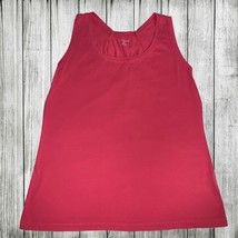 Lands’ End Soft sleeveless comfortable cozy casual tank top salmon pink ... - £4.63 GBP