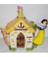 Disney Snow White &amp; Seven Dwarfs Cottage Ceramic Teapot with Dopey EXCEL... - £30.88 GBP