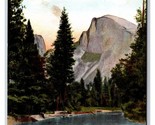 Half Dome From River Road Yosemite Valley California CA 1909 DB Postcard T1 - $4.90