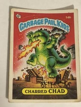 Garbage Pail Kids 1985 Charred Chad trading card  - £3.86 GBP