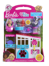 Authentic Barbie Pets Dreamhouse Playset Two sided play! 10-Pieces Matte... - £15.73 GBP