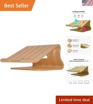 Compact Ergonomic Laptop Stand in White Birch - Perfect for Desk or Tabl... - $1,391.61 MXN