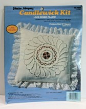 Creative Moments Candlewick Kit Pinwheel Lace Edged Pillow  - £5.44 GBP