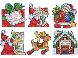 DIY Design Works Santas Workshop Christmas Plastic Canvas Ornament Kit 1692 - $27.95