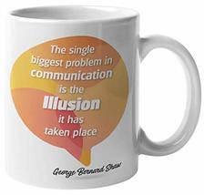 The Single Biggest Problem In Communication Quote Saying Coffee &amp; Tea Mu... - $19.79+