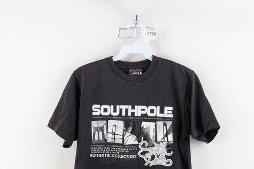Vintage 90s Y2K Southpole Boys Medium Distressed Spell Out New York T-Shirt Item image 2