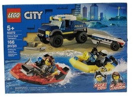 1 - New LEGO City Police Boat Transport 60272 ~ 166 Pieces ~ Factory Sealed - £23.51 GBP