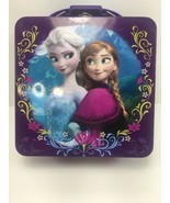 Disney Frozen Metal Tin Box Anna &amp; Elsa - £8.52 GBP