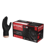Gloveworks Heavy Duty Black Nitrile Gloves Large - €19,53 EUR