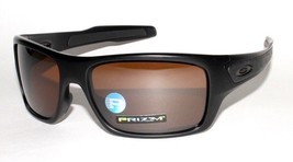 Oakley Turbine Polarized Sunglasses OO9263-4063 Matte Black W/ Prizm Tungsten - $123.74