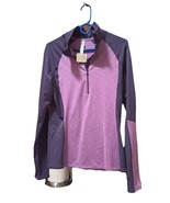 Under Armour Sweatshirt Women’s LARGE Purple Pullover Hiking Activewear - $396.56 MXN