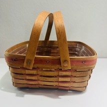 Longaberger Picnic Basket 1998 Shades of Autumn Pie Holder Home Decor Vintage - £36.05 GBP