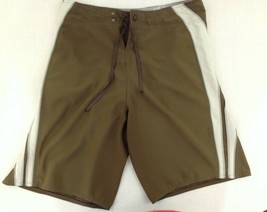 O&#39;Neill Board Shorts Men&#39;s Size 32 Polyester Blend Brown Swim Shorts  - $7.92