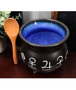 Solar Alchemy Symbols Cauldron Porcelain Soup Bowl Large Coffee Mug With... - $527.75 MXN