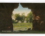 Ruined Buildings Old Panama Color Real Photo Postcard - $17.82
