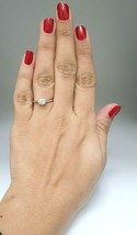 18ct White Gold Cubic Zirconia Ladies Solitaire Engagement Ring - $307.57