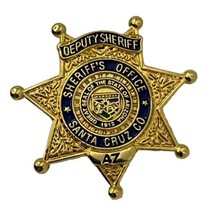 Santa Cruz County Arizona Sheriff Police Department Enamel Lapel Hat Pin - £11.67 GBP