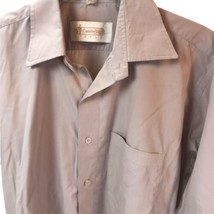 Vintage Shirt Cambridge Gold Mens Button-up Short Sleeve L/XL Grunge Old... - £12.41 GBP