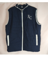 MLB Kansas City Royals Miller Lite Puffer Vest Stadium Giveaway Unisex S... - $266.72 MXN