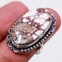 Wild Horse Oval Shape Gemstone Handmade Fashion Ethnic Ring Jewelry 9&quot; SA 505 - £3.75 GBP