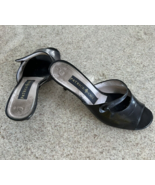 Vintage Patrick Cox Black Leather Sandals/Mules With Kitten Heel (36) - £48.05 GBP