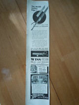 Vintage Wiss Shears &amp; Murine for Eyes &amp; More Small Print Magazine Ads 1937 - €3,49 EUR