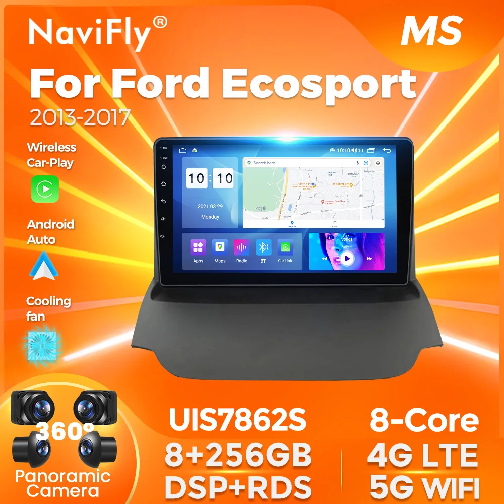 Navifly 8 Core UIS7862S Android Auto Car Radio Stereo Wireless Carplay GPS - £2,743,601.10 GBP+