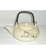 Katakana Hanzi Writing Oriental Teapot Sleeping Oriental Man Wrapped Han... - $32.44