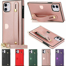 Leather Wallet Case Magnetic Flip Cards Cover For iPhone 12 Mini Pro MAX XS XR - £41.38 GBP
