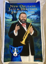 AL HIRT Blue Dog New Orleans 2000 Poster JAZZ FEST Numbered 990/10,000 - $899.99